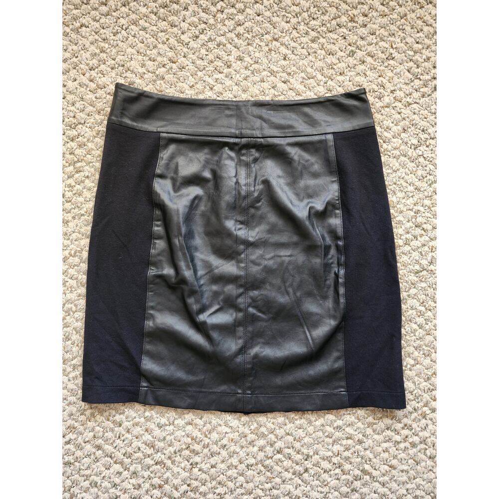 CAbi Womens Size 8 Straight-Pencil Black Skirt
